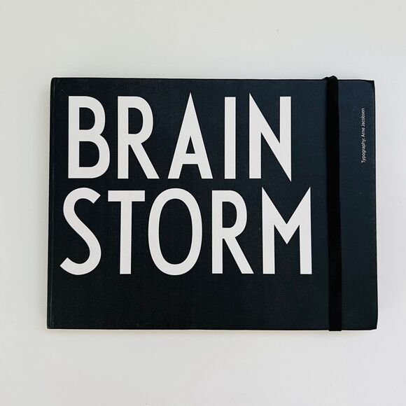 Design Letters Other - DESIGN LETTERS Brainstorm Typography Hardback Notebook